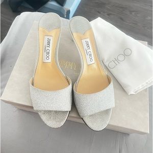 Jimmy Choo Glitter Sandals
